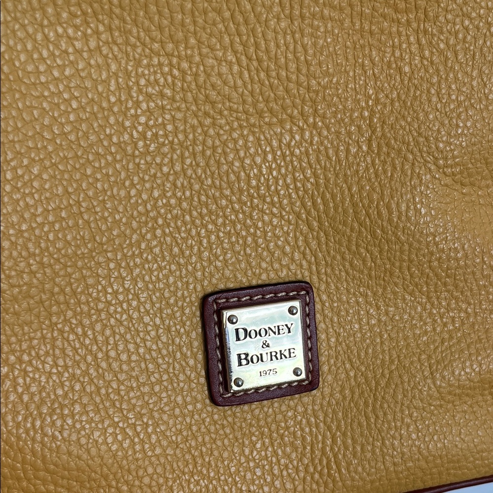 Dooney & Bourke Yellow and Brown Leather Crossbody - Picture 5 of 15